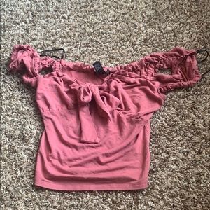 forever 21 bow crop top